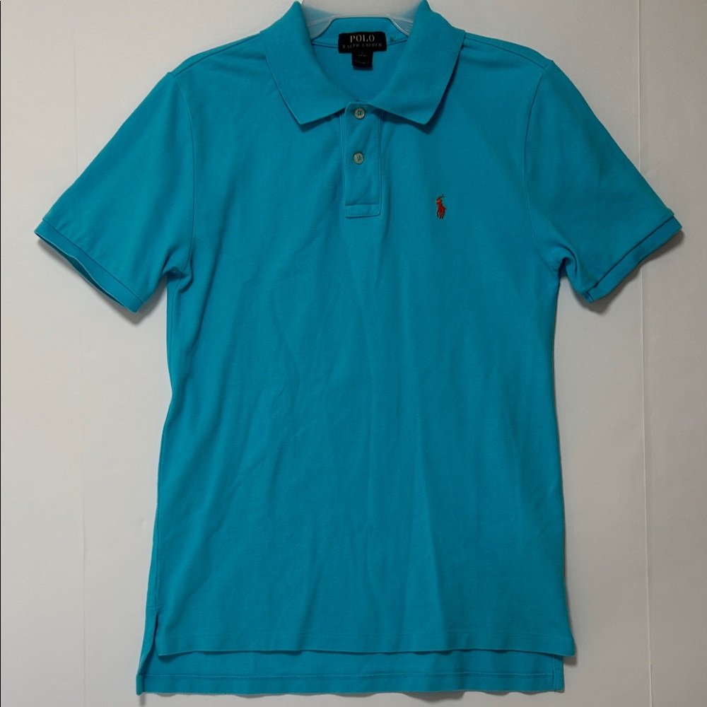 Polo Ralph Lauren Blue  Short  Sleeve For Boys /Youth Size Large 14-16